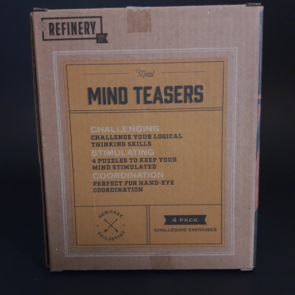NEW Set of 4 Take-Apart Chunky Strong Metal Brainteasers - Picture 5 of 5